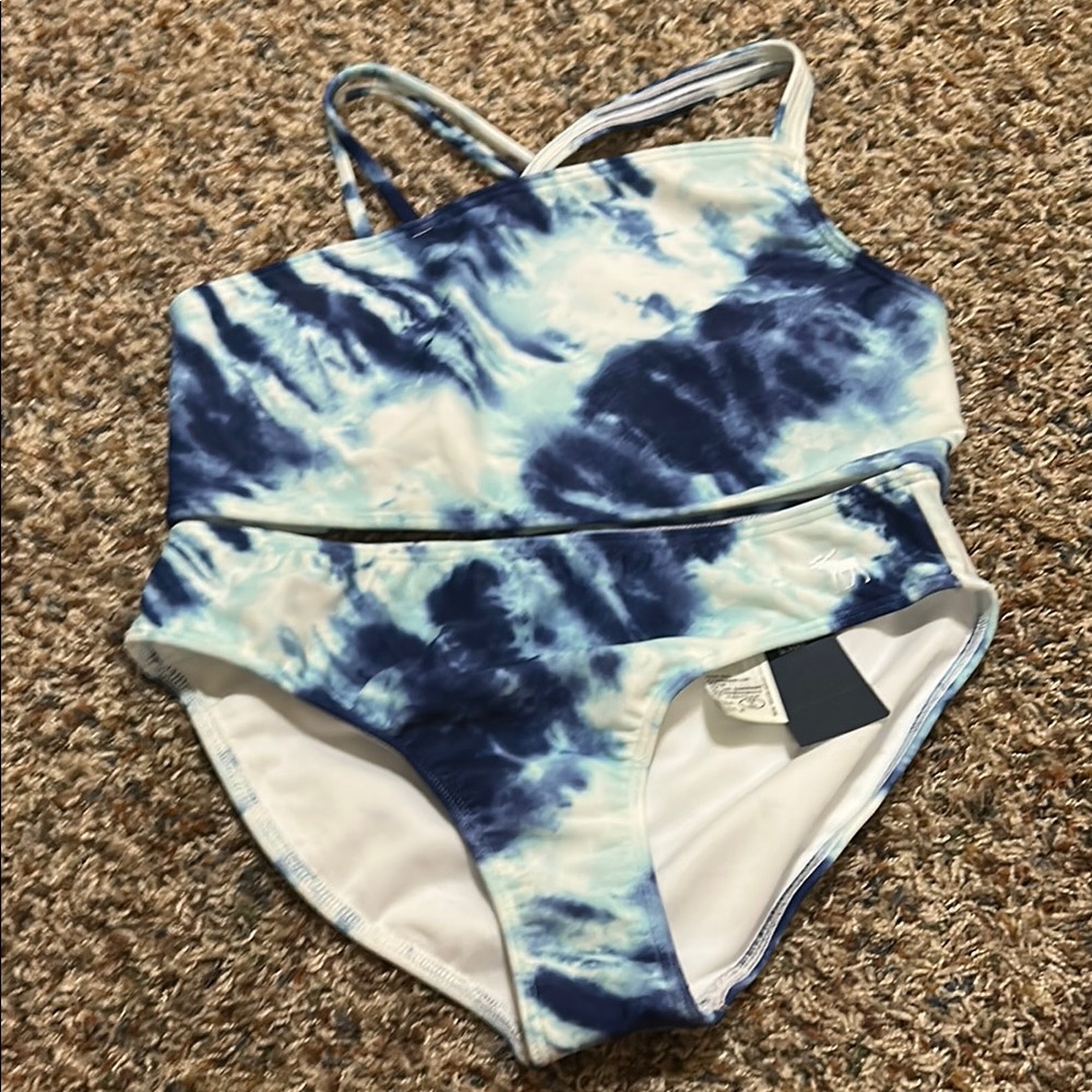 Abercrombie Kids Blue and White Two Piece